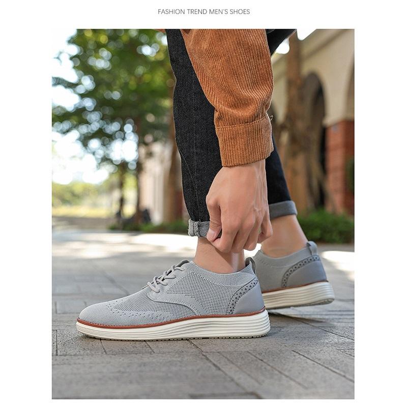 Lightweight Lace Up Casual Men's Shoes, Le Fu Shoes for Men