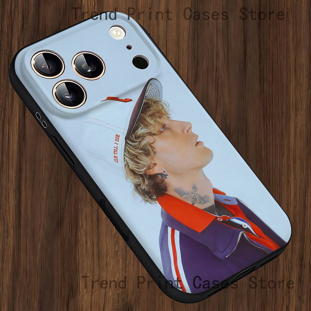 M-MGK Lost Americana LA Phone Case For iPhone 14,16,12,13,15,11,17,Pro,Max,Plus,E,Air,Mini Soft Cover