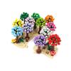 Assemble Small Pellet Flower Ball Tree House Wedding City Street Scene Hydrangea Building Block Toy