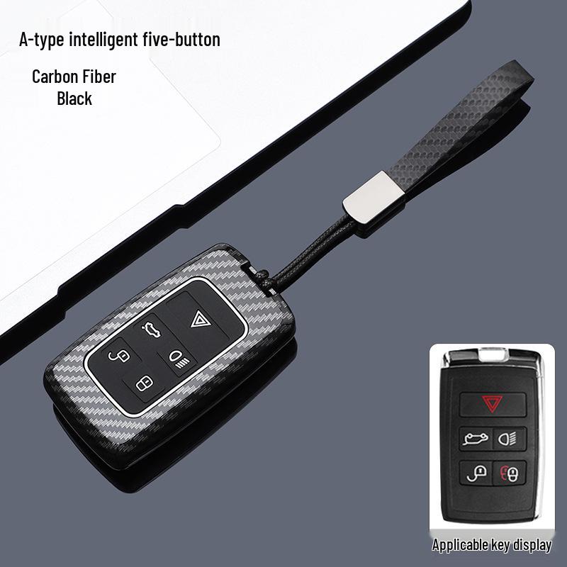 Premium Carbon Fiber Key Case for Jaguar XFL/XEL/XJL/EPACE/FPACE