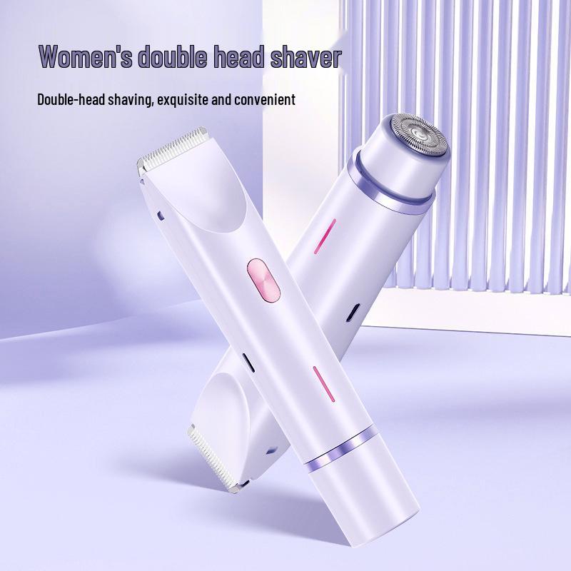 Dual-Head Electric Hair Remover & Trimmer for Women