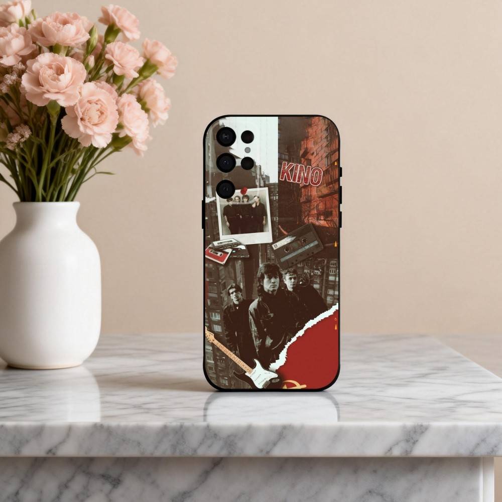 

R-Russia Rock B-Band Viktor Tsoi K-Kino Phone Case For Samsung S25,24,23,22,30,21,10,9,Ultra,Plus,Lite,FE,4,5 G Soft Black Case Samsung S25