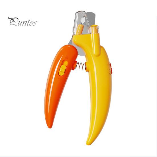 

Светодиодные кусачки для когтей для домашних животных с защитным ограждением, встроенная подсветка, триммеры для когтей для собак, кошек, инструмент для ухода за домашними животными, инструмент для ухода за ногтями жёлтый