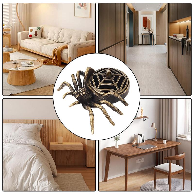 1pcs Creative Spider Shaped Incense Burner Hollow Aromatherapy Clouds Incense Holder For Calming Soothing Atmosphere Room