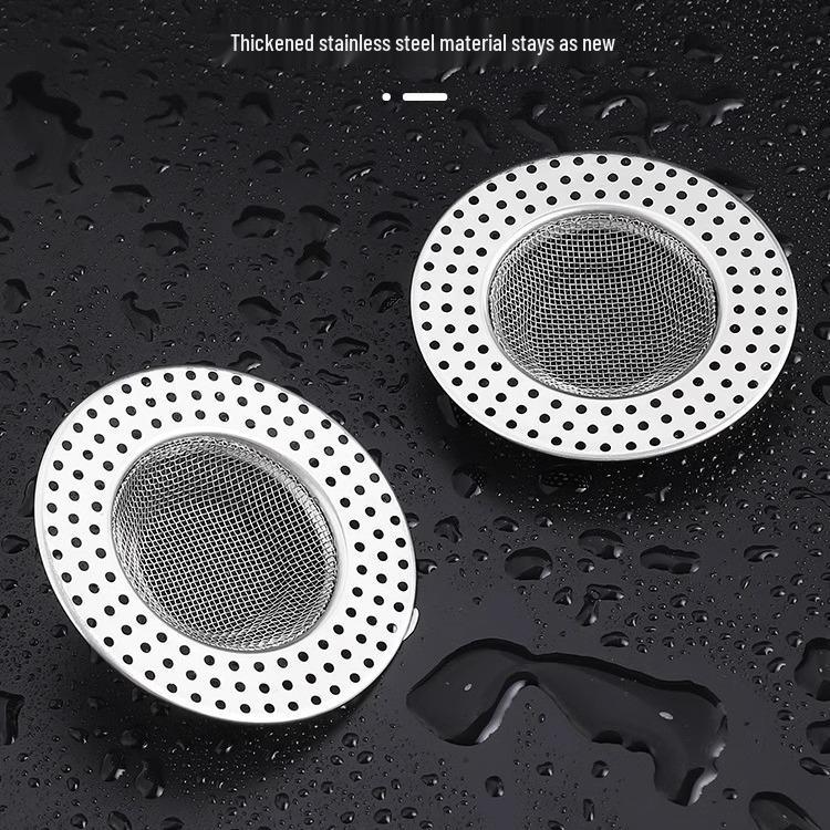 Stainless Steel Floor Drain Hair Catcher for Kitchen and Bathroom Sinks