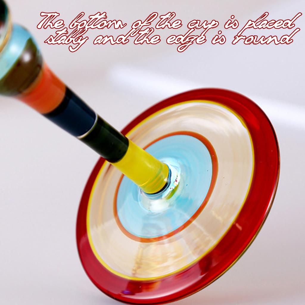 Malowany kieliszek do wina Margarita Kryształowy kieliszek Ręcznie malowany kieliszek do koktajli Alicia Home Kielich do domowego baru Przyjęcie weselne Dropship