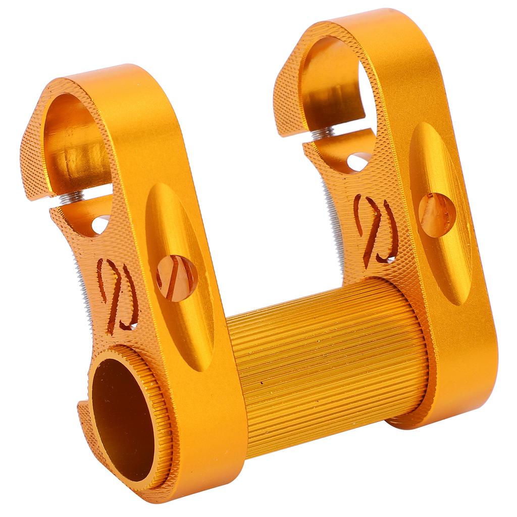 Folding Bike Handlebar 25.4MM Stem Aluminum Alloy Hollow SP8 Modified Double StemGold