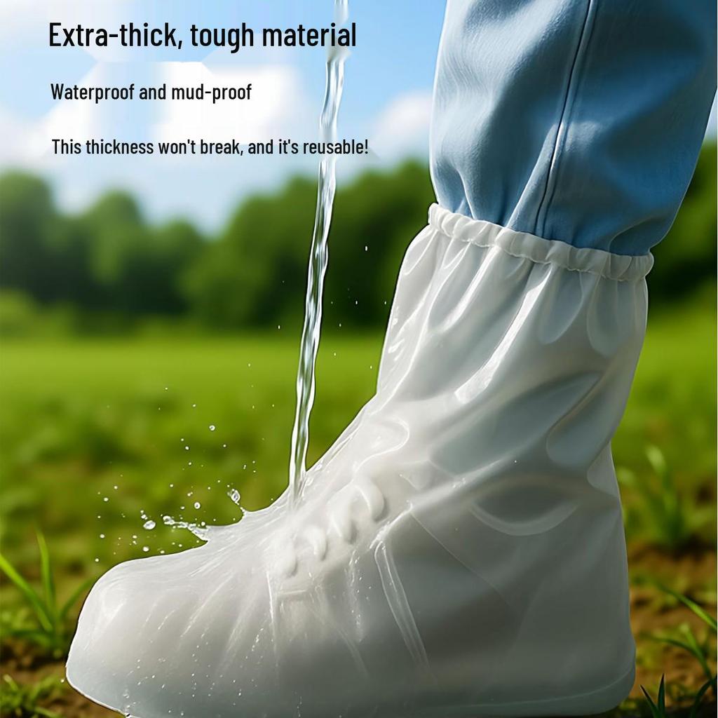 Shoe Covers: Non-Slip, Disposable, Thickened for Hiking & Mountaineering - 10 Pack