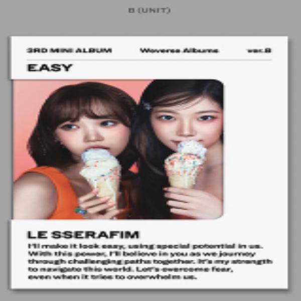 LE SSERAFIM Mini 3. album [EASY] (Weverse Albums Ver.)