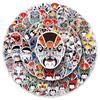 120 Personalized Face Mask Stickers: Creative Chinese Style Decorative Journaling Supplies and Guka Stationery