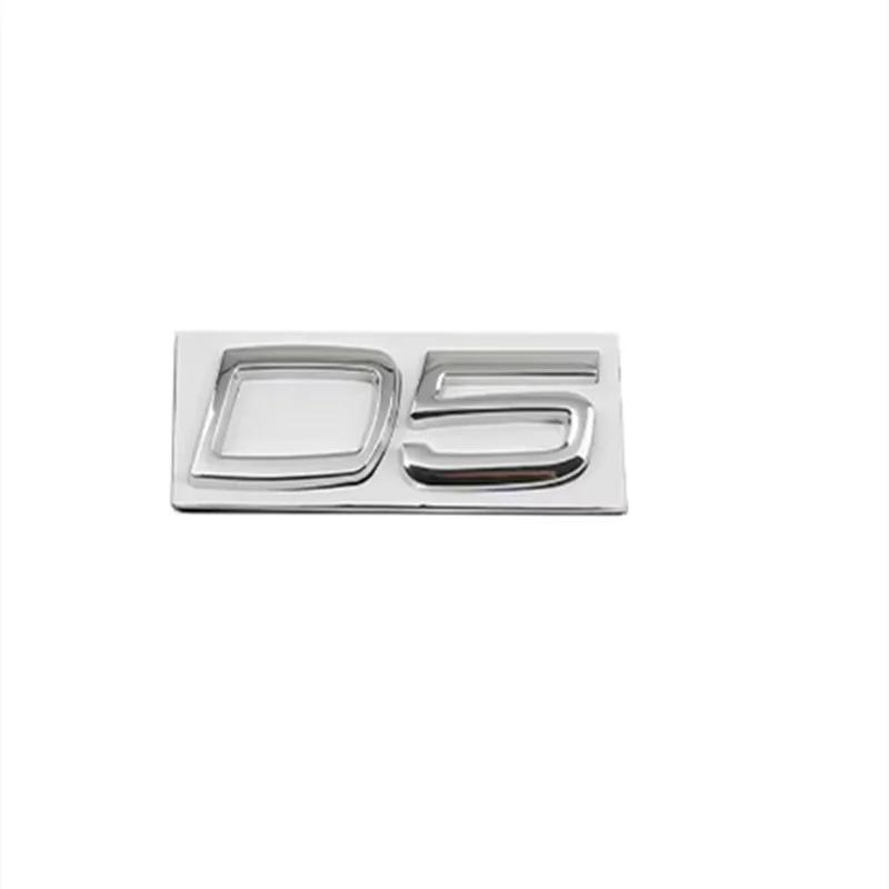 3D ABS Auto D2 D3 D4 D5 D6 D7 Letter Logo Badge Embleem Decal Sticker Voor Volvo S40 S60 S80 S90 XC40 XC60 XC90 Accessoires