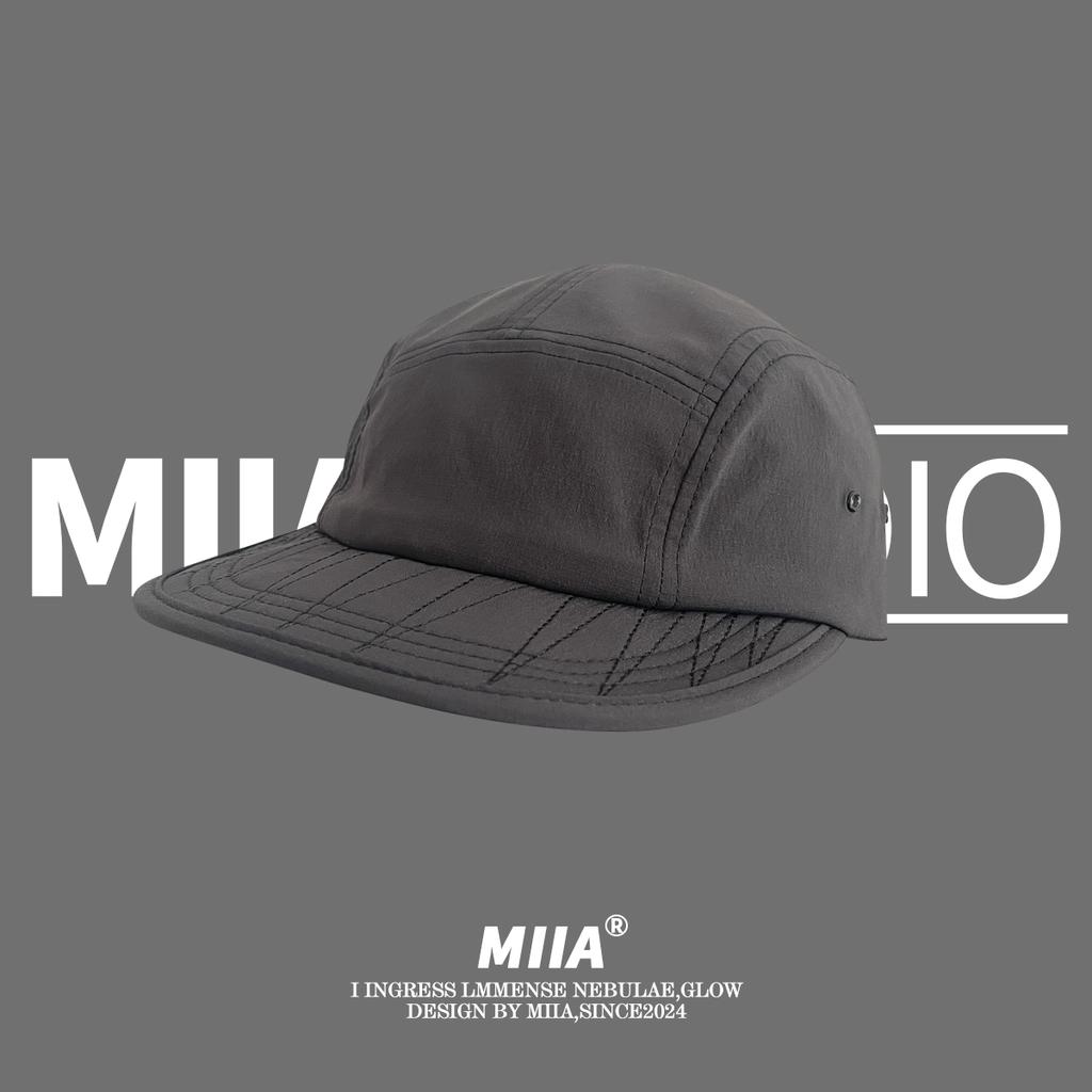 Korean Retro 5-panel Quick-drying Baseball Caps Unisex Summer Light and Breathable Fashion Versatile Flat-brimmed Hip-hop Hat