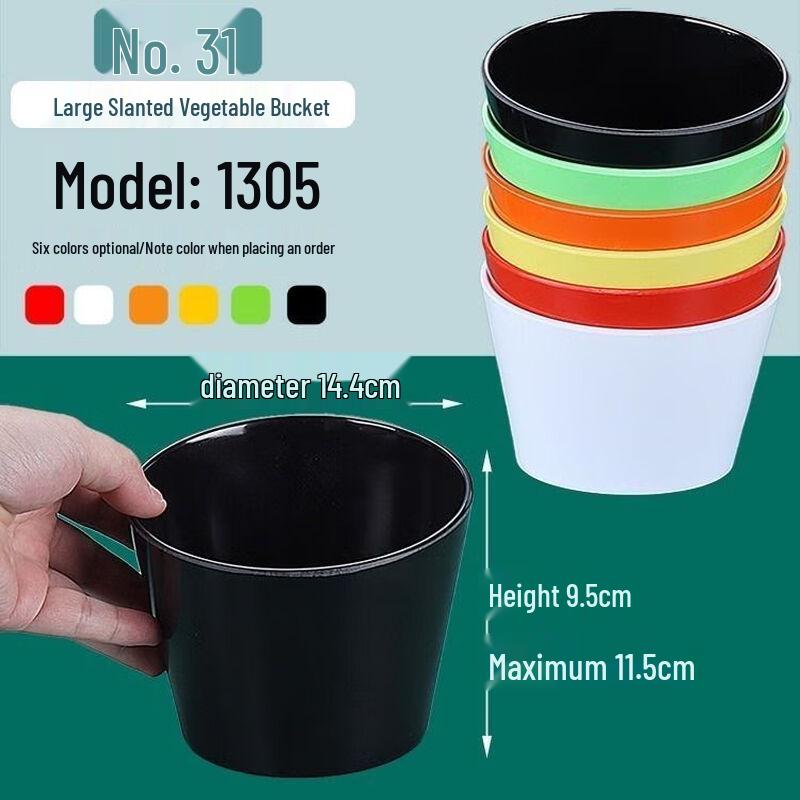 Jijun Melamine Two-Tone Rectangular Side Dish Plates - 10 Pack