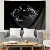 boxing Print Tapestry, Backdrop, Easy Setup, Ideal for Bedroom, Office & Living Room, with Aesthetic Wall Hanging Decor.