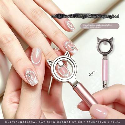 Hollow Cat Eye Magnet Strong Upgrade 3-Second Fast Black Hole Effect For Cat Eye Gel Polish Diy Nail Art Manicure Tools