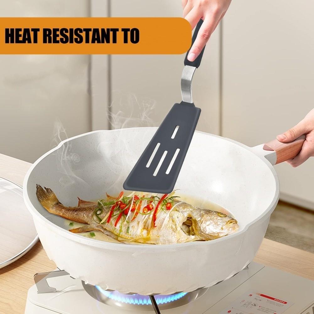 Dishwasher Safe Slotted Turner BPA Free Pancake Spatula Silicone Spatula Cooking