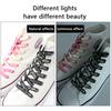 Flat Splash ink Shoe Laces Fluorescent Luminous Shoelaces for Sneakers Reflective Glowing Run Boot Shoelace Printing Shoestrings