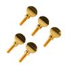 5 Pcs Saxophone Neck Receiver Tightening Screw Brass High Hardness Sax Neck Screw