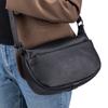 Einfache Dumpling-Tasche aus echtem Leder, Damen-Handtasche 2025, erste Schicht Rindsleder, vielseitig, Schulter-Crossbody, Pendler, Satteltasche