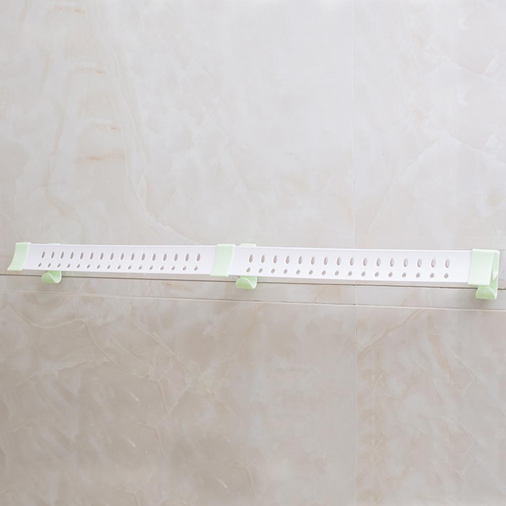 Nail-free Bathroom Towel Rack Traceless Storage Shelf Bath Towel Hanger Tower Bar Decoration