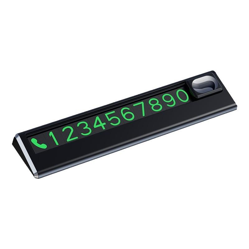 High-Temperature Resistant Luminous Car Parking Number Plate Sign