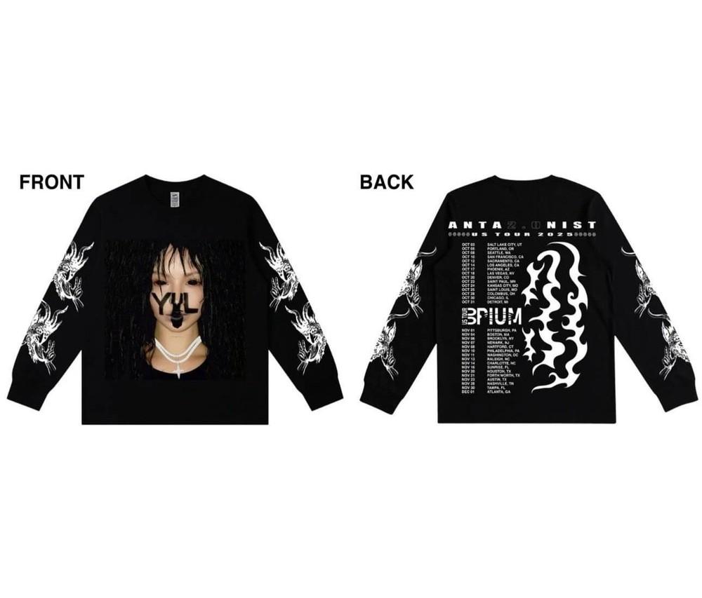 

Playboi Carti YVL Young Vamp Life Antagonist Tour 2.0 Merch 2025 All Over Print Unisex T-Shirt L