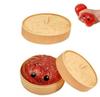 Juguete de Peluche de Bollo al Vapor de Caja Sorpresa con Caja Bolas Suaves Sensoriales para Apretar para Niños Adultos Juguete para Aliviar el Estrés