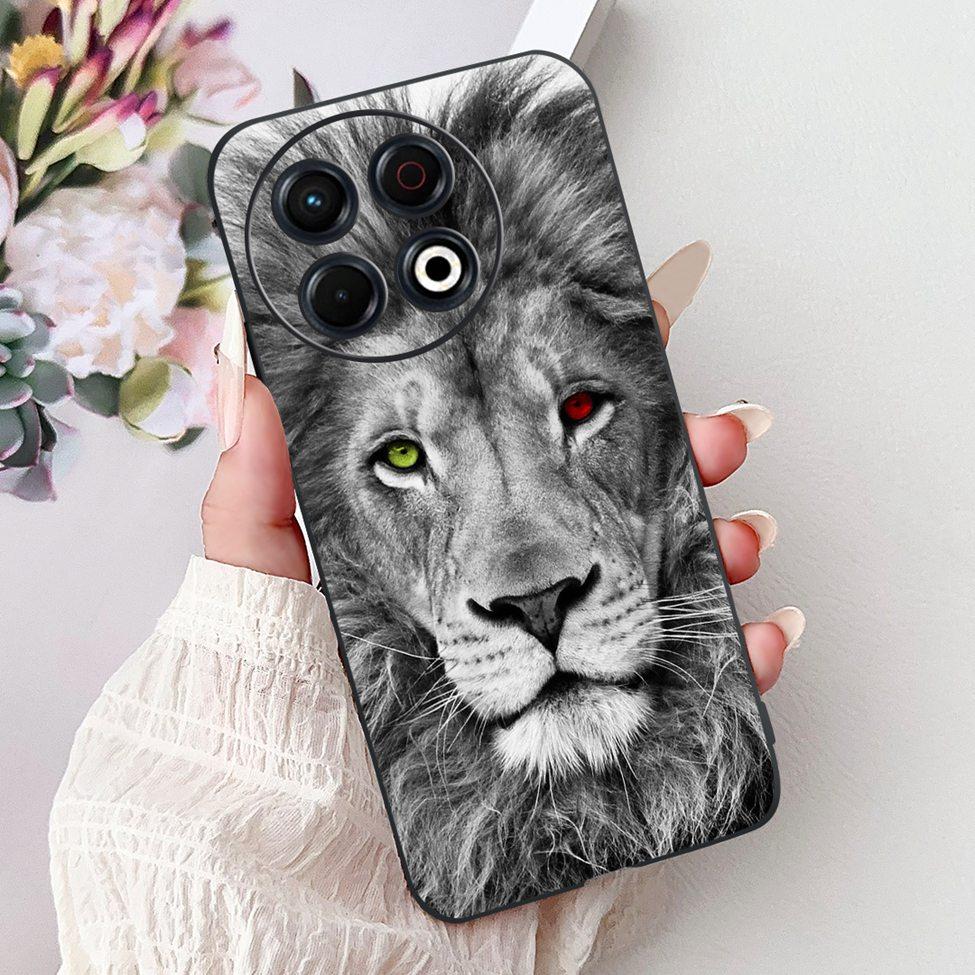 Voor Techno Spark 30 Pro 4G KL7 Cover Voor Tecno Spark 30 Pro 4G Hoesje Luxe Vlinder Liefde Mode Bloemen Cool Leeuw Schattig Geschilderd