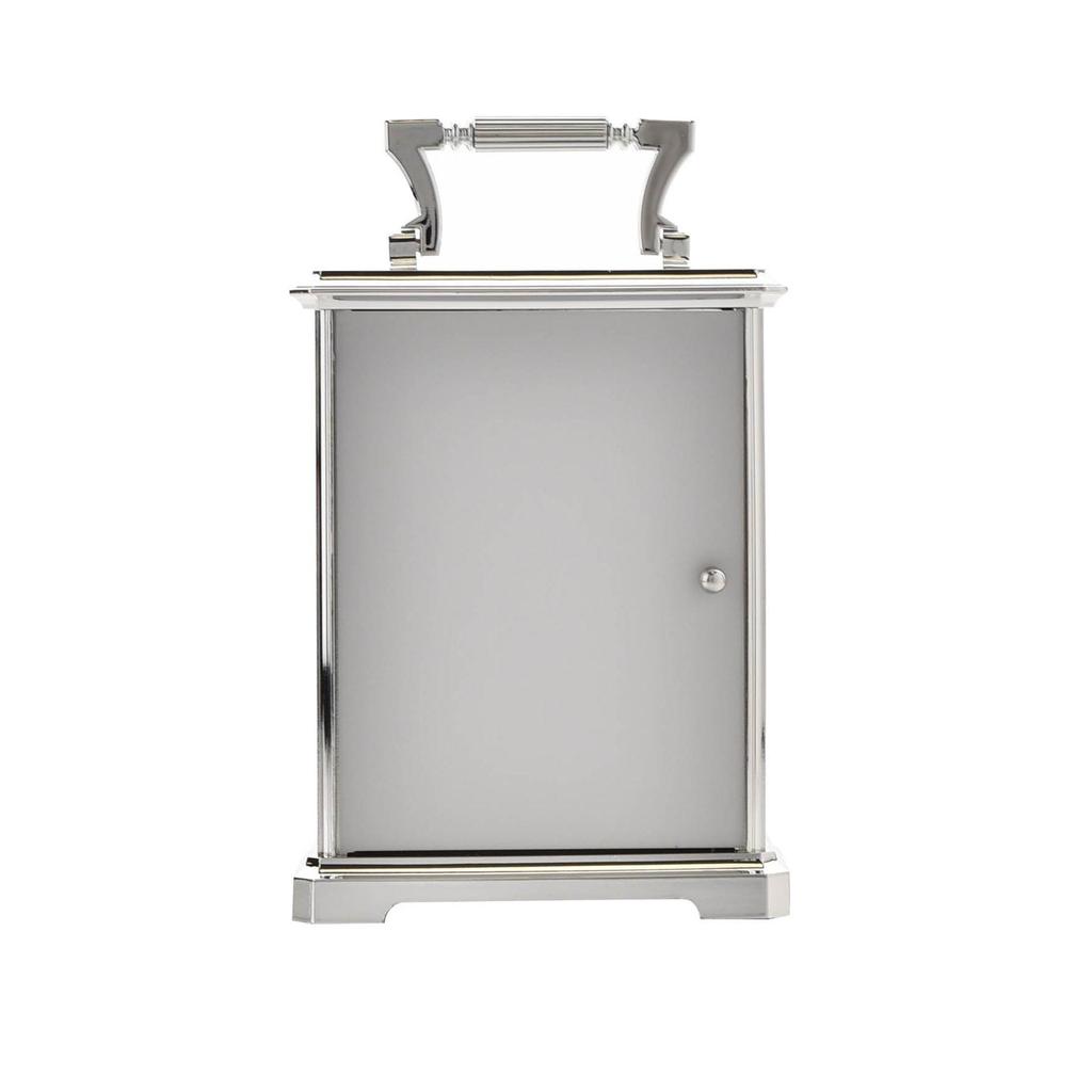 Wm.Widdop Carriage Clock - Silver