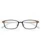 Glasses Eye Exam Fashion Prescription Lens Prescription and Cute and Sanrio Characters Brown [Zoff] Wellington-style Eyeglasses, Adjustment,