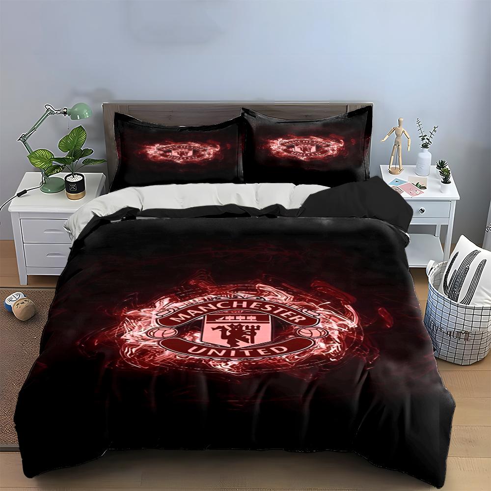 Manchester United Biancheria da letto Set biancheria da letto (1 copripiumino, 2 federe, piumino non incluso)