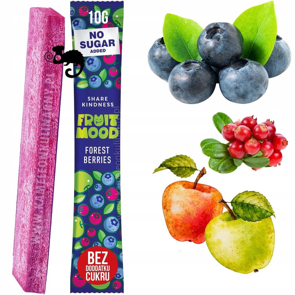 Ovocná svačinka - brusinky + borůvky bez přidaného cukru FRUIT MOOD, 10g