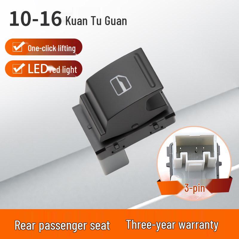 

Volkswagen Tiguan Driver s Side Window Switch for 12/13/15 Models No Door Disassembly