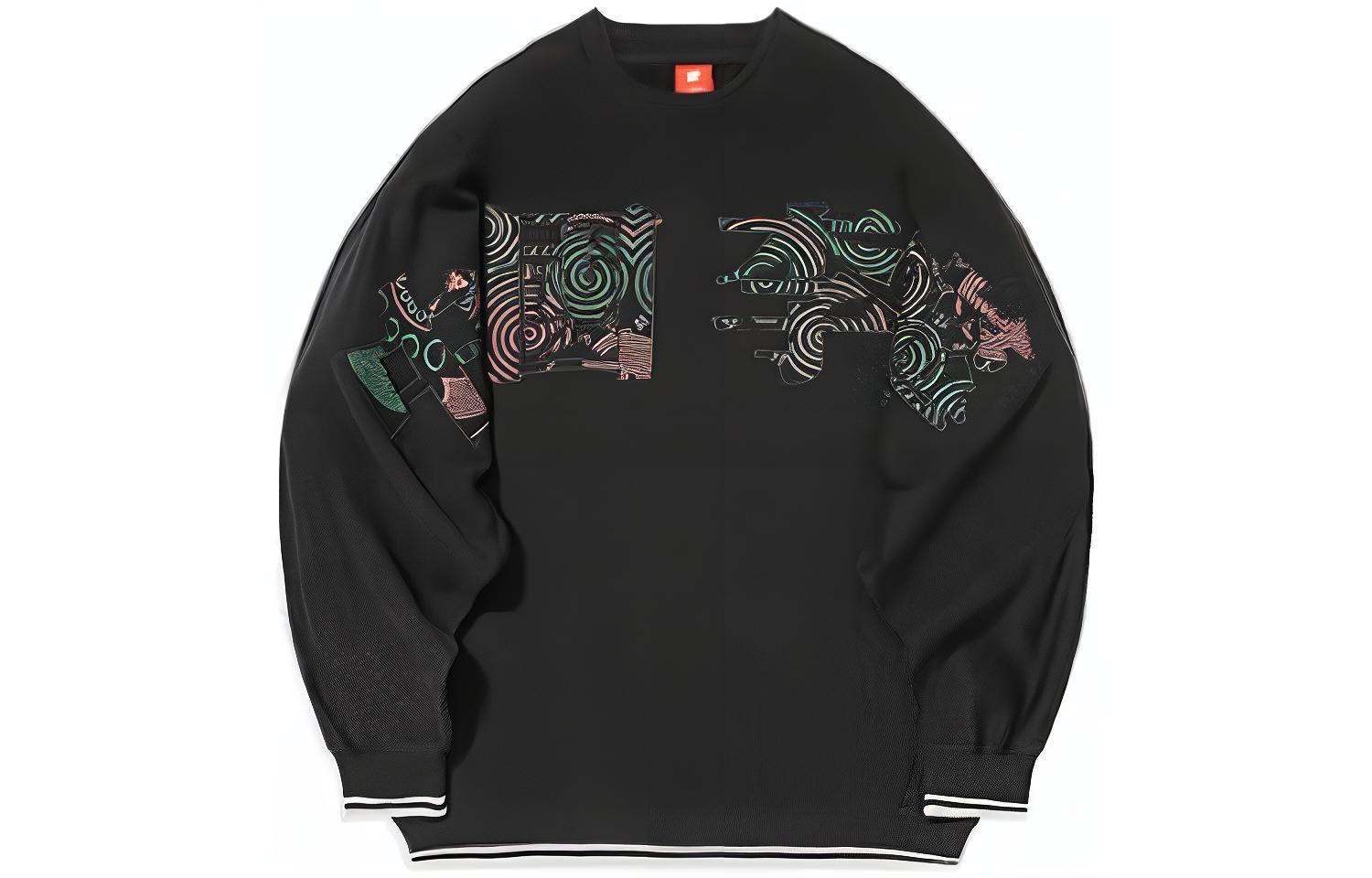 Li Ning Sweatshirts Unisex Crew Neck Moderate Other AWDS222 M