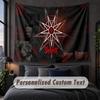 Arazzo Personalizzato con Nome Testo, Appeso Decorativo da Parete Slipknot, Arazzo Sfondo per Casa Camera da Letto