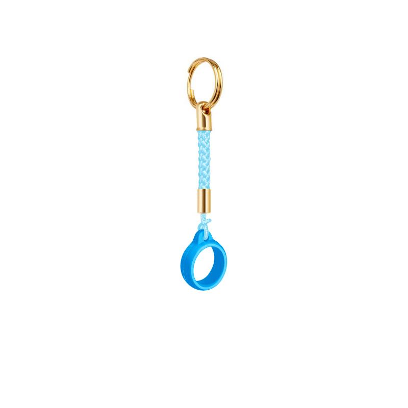1Pcs Lip Balm Holder Keychain with Soft Braided Lanyard Lightweight Lip Gloss Carrier for Women Girls Daily Outdoor Travel