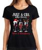 Just A Girl Who Loves Wine & Christmas - Weihnachten Weihnachtsgeschenk Christma