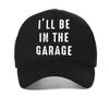 Rustikal I ICH BIN IN DER GARAGE Print Geometrisches Muster Baseballkappe Herren Damen Lässig Netz Truckerhüte verstellbar Snapback Hüte