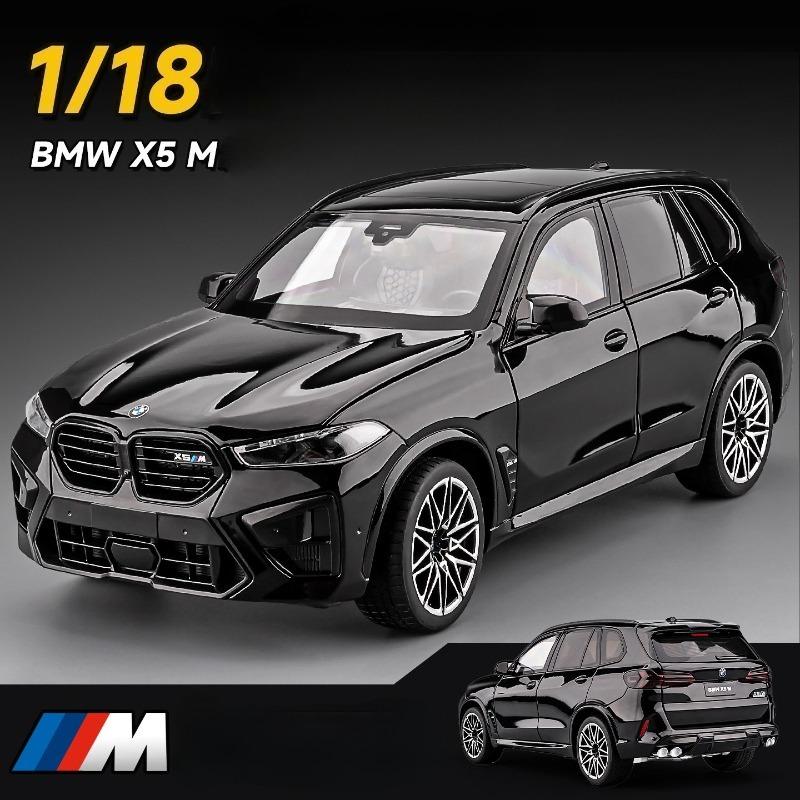 Officially Licensed 1:18 BMW X5M Alloy Car Model Pull-back Toy Vehicle Simulation Diecast Collection Miniature Voiture Boy Gift