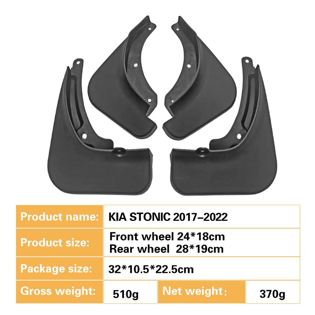 Kia Stonic 17-22 Model Yipao KX1 Mudguard for Tire Modification