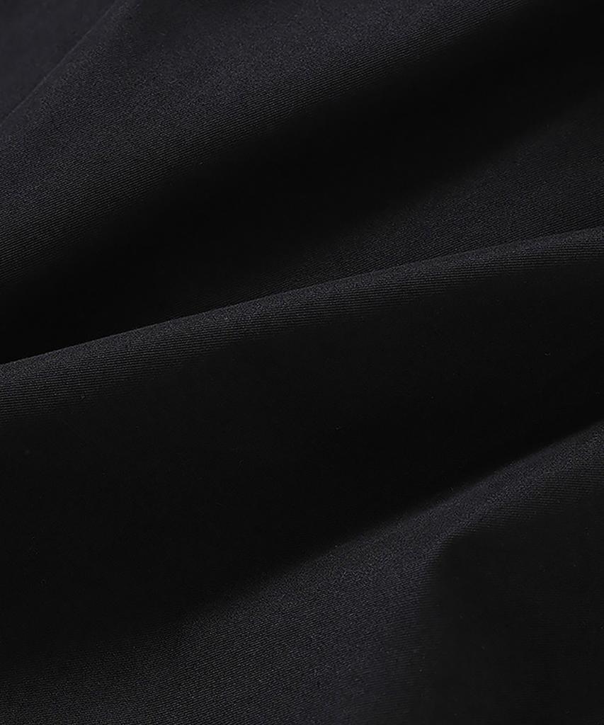 NOIRER FOR WOMAN Cotton Field Wide Pants (Black)