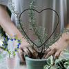 1pc Heart-Shaped Metal Garden Vine Climb Rack Iron Climbing Plant Rack For Vine Flowers Gardening Accessories