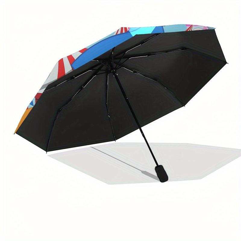 1pc Circus Parade Themed High-quality Umbrella,Automatic Opening and Closing Umbrella,Multi-functional Umbrella G0811125