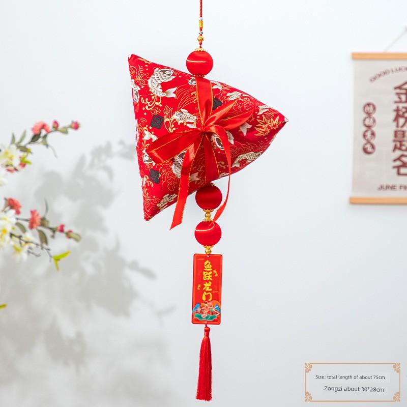 Dragon Boat Festival and High School Entrance Exam Decorations: Golden Exam Success Pendants, High-Achieving Rice Dumpling Hangings, Triangular Rice