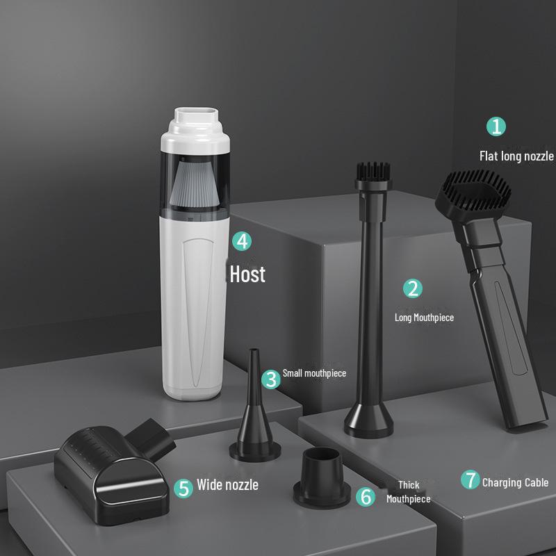 

Мощный автомобильный пылесос и настольный фен с увеличенным сроком службы аккумулятора, портативный для эффективного удаления пыли.