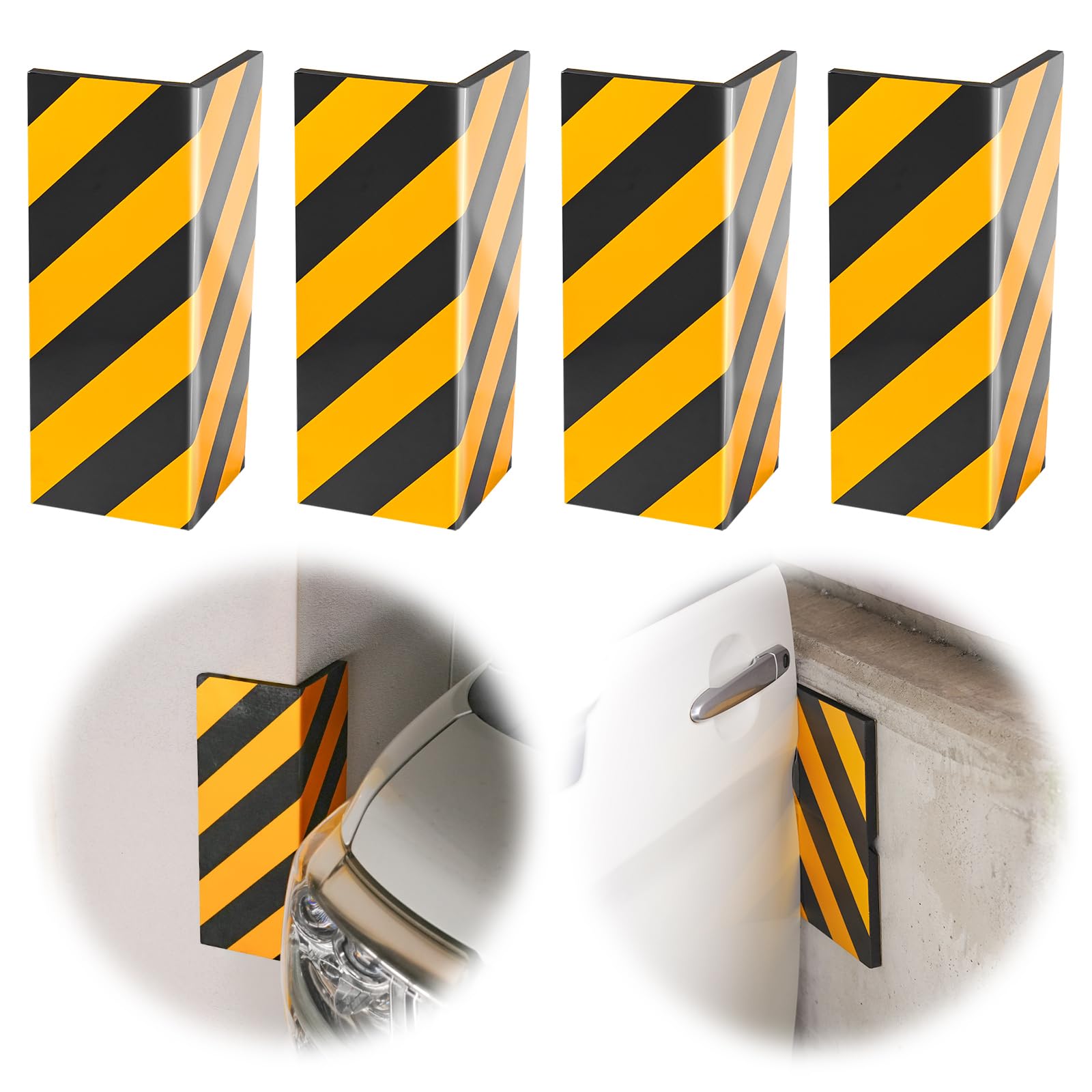 

Webirth Защитные уголки для парковки облегчают парковку, делая столбы более Парковка Уличный Гараж Настенные Подушки x Угловое Использование x [Делает видимым!]