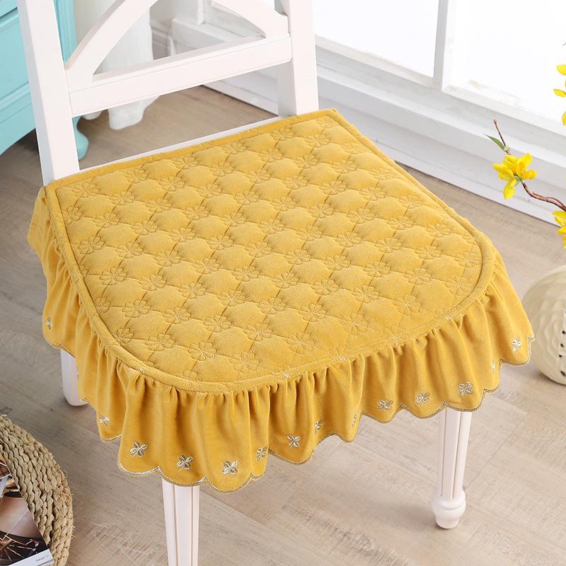 Фланелевая голландская бархатная одинарная подушка Four Seasons для отдыха, простая подушка для стула, одинарная подушка, обеденный стол, табурет, подушка 42*42cm