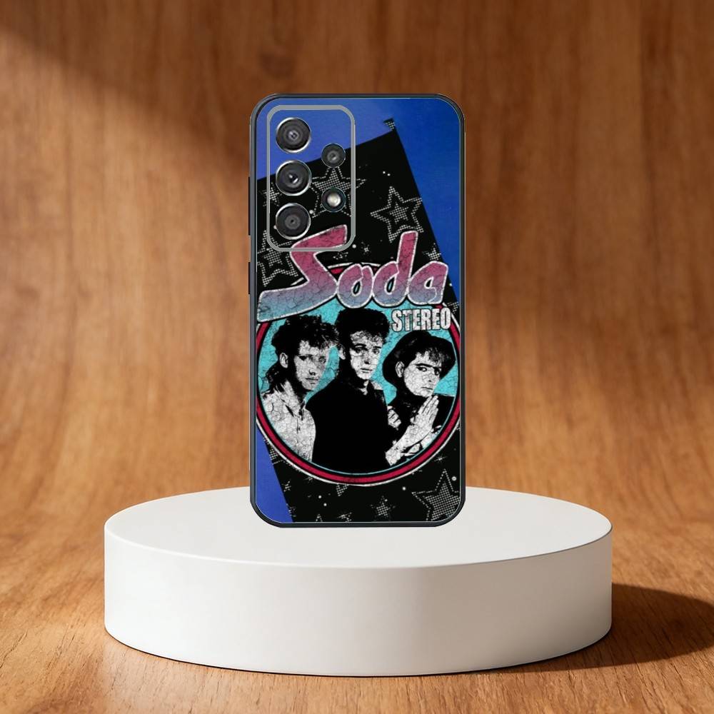 Rock Band S-Soda S-Stereo Phone Case For Samsung S25,S24,S21,S22,S23,S30,Ultra,S20,Plus,Fe,Note,10,9,5G Black Cover