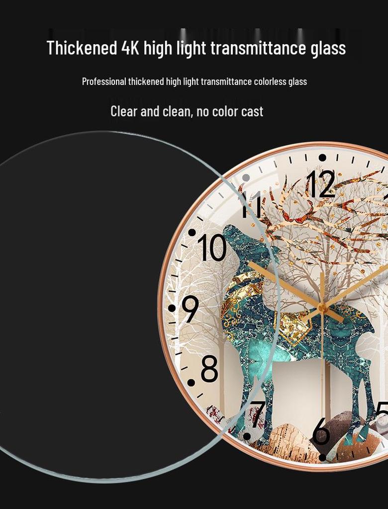 8" (20cm) Children's Silent Wall Clock for Home, Living Room, or Bedroom