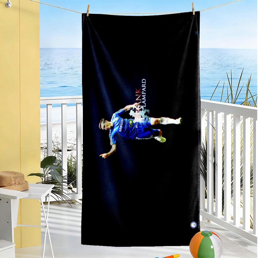 Football Player Celebration Moment Beach Towel Super Soft Microfiber Quickdry Fabric Comfortable Lightweight